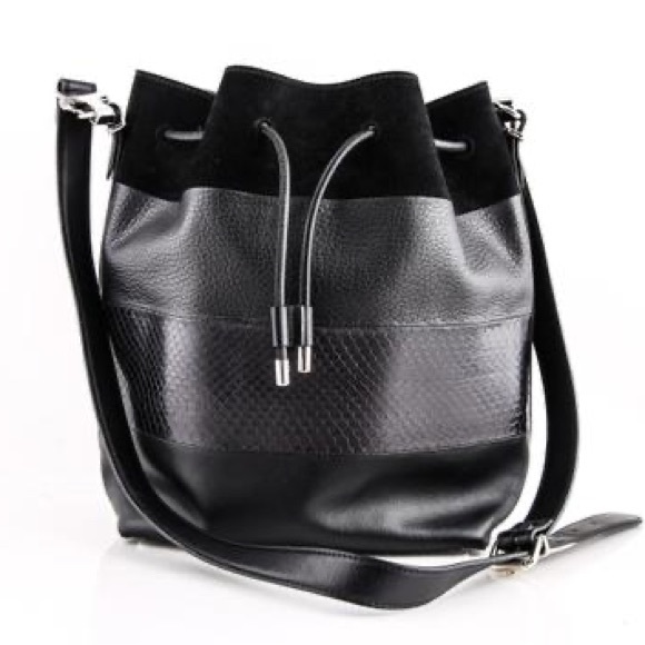 Proenza Schouler Handbags - Proenza Schouler leather paneled bucket bag